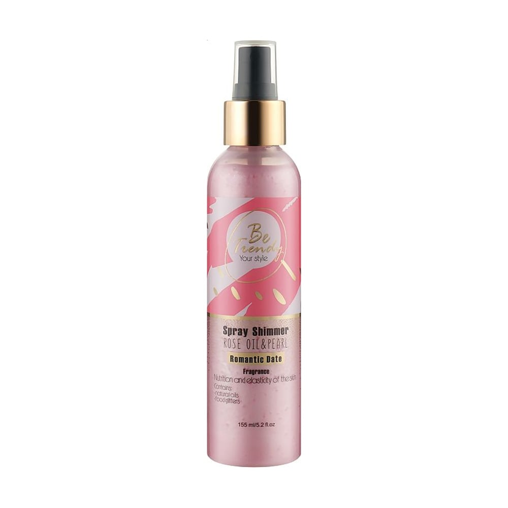 Уцінка! Спрей-шимер для тіла Be Trendy Spray Shimmer Romantic Date, 155 мл